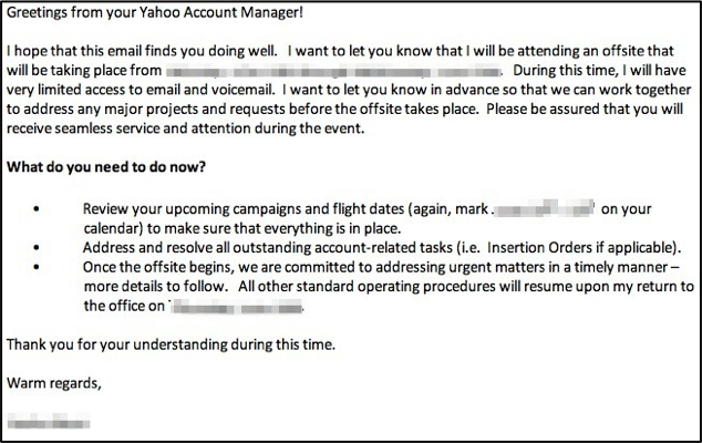 Yahoo Account Manager